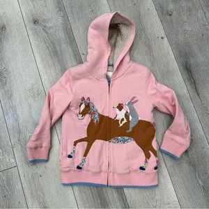 Mini Boden shaggy-lined hoodie